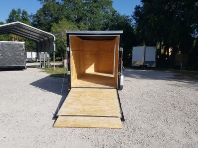 Diamond Cargo 6x12 SA Trailer - Black, Ramp, Side Door, Extra Height, Insulation - Image 6