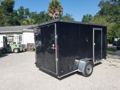 Diamond Cargo 6x12 SA Trailer - Black, Ramp, Side Door, Extra Height, Insulation - Image 5