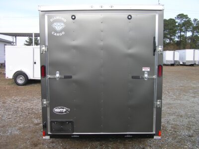 Diamond Cargo 6x12 SA Trailer - Grey, Ramp, Side Door, Extra Height, Insulated - Image 7