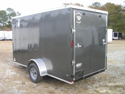 Diamond Cargo 6x12 SA Trailer - Grey, Ramp, Side Door, Extra Height, Insulated - Image 5