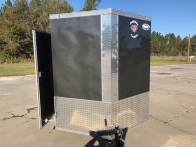 Diamond Cargo 6x12 SA Trailer - Charcoal Grey, Ramp, Side Door, Extra Height - Image 11