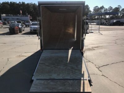 Diamond Cargo 6x12 SA Trailer - Charcoal Grey, Ramp, Side Door, Extra Height - Image 5