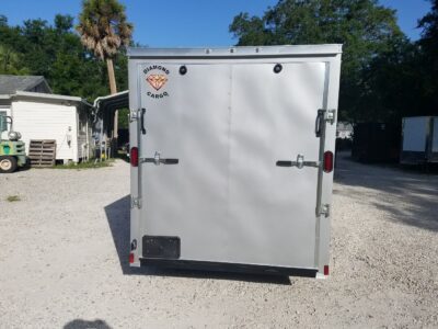Diamond Cargo 6x12 SA Trailer - Silver Frost, Ramp, Side Door, Extra Height - Image 9