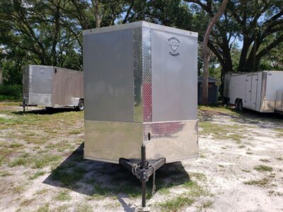 Diamond Cargo 6x12 SA Trailer - Silver Frost, Ramp, Side Door, Extra Height, Therma Ceiling - Image 17