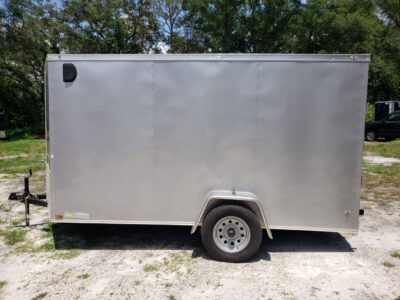 Diamond Cargo 6x12 SA Trailer - Silver Frost, Ramp, Side Door, Extra Height, Therma Ceiling - Image 5