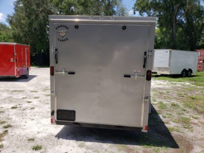 Diamond Cargo 6x12 SA Trailer - Silver Frost, Ramp, Side Door, Extra Height, Therma Ceiling - Image 9