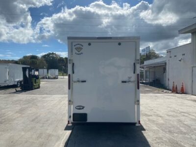 Diamond Cargo 6x12 SA Trailer - White, Ramp, Side Door, Extra Height - Image 6