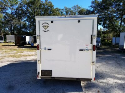 Diamond Cargo 6x12 SA Trailer - White, Ramp, Side Door, Extra Height, Insulation - Image 8