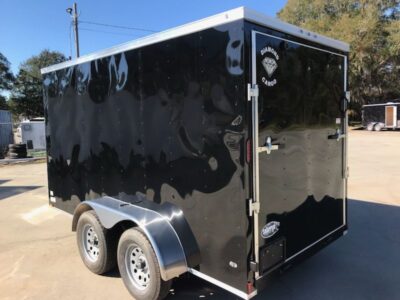 Diamond Cargo 6x12 TA Trailer - Black, Ramp, Side Door, Extra Height - Image 7