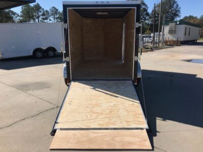 Diamond Cargo 6x12 TA Trailer - Black, Ramp, Side Door, Extra Height - Image 8