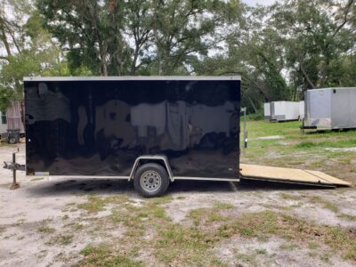 Diamond Cargo 6x14 SA Trailer - Black, Ramp, Side Door, Extra Height - Image 4