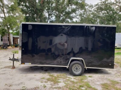 Diamond Cargo 6x14 SA Trailer - Black, Ramp, Side Door, Extra Height, Insulated - Image 4
