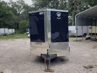 Diamond Cargo 6x14 TA Trailer - Black, Ramp, Side Door, Extra Height - Image 17
