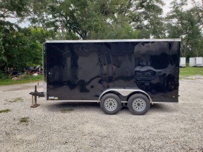Diamond Cargo 6x14 TA Trailer - Black, Ramp, Side Door, Extra Height - Image 5