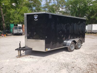 Diamond Cargo 7x14 TA Trailer - Black, Ramp, Side Door, Extra Height, Insulated - Image 3