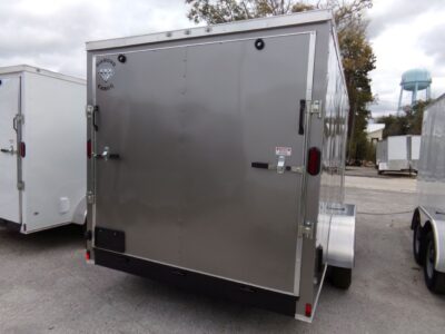 Diamond Cargo 7x16 TA Trailer - Pweter, Ramp, Side Door, Extra Height - Image 4