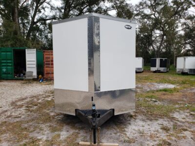 Diamond Cargo 7x20 TA Trailer - White, Barn Doors, Side Door, Extra Height, Hybrid Deck, 5K Axles - Image 16