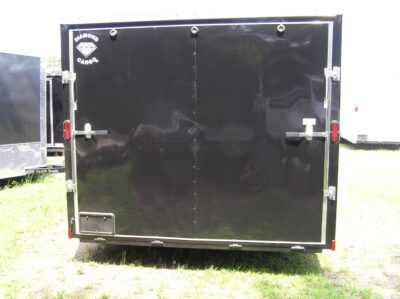 Diamond Cargo 8.5x18 TA Trailer - Black, Ramp, Side Door, D-Rings - Image 7