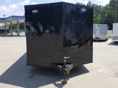 Diamond Cargo 8.5x20 TA Trailer - Black, Ramp, Side Door, D-Rings, Blackout - Image 5