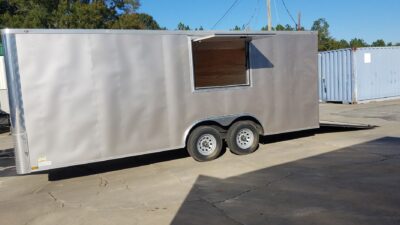 Diamond Cargo 8.5x20 TA Trailer - Beige, Ramp, Side Door, 5K Axles, Concession Door, E-Track, Additional Upgrades - Image 4