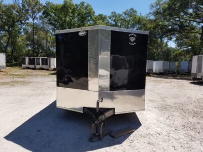 Diamond Cargo 8.5x20 TA Trailer - Black, Ramp, Side Door, 5K Axles, D-Rings - Image 16