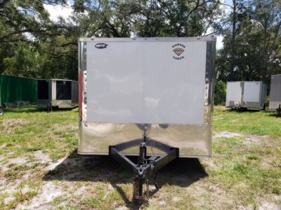 Diamond Cargo 8.5x20 TA Trailer - White, Ramp, Side Door, D-Rings, Flat Front, Insulated, 5K Axles - Image 17