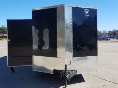 Diamond Cargo 8.5x24 TA Trailer - Black, Ramp, Side Door, Electrical with AC, Extra Height,  and Many Upgrades - Image 14