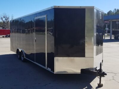 Diamond Cargo 8.5x24 TA Trailer - Black, Ramp, Side Door, Electrical with AC, Extra Height,  and Many Upgrades - Image 15