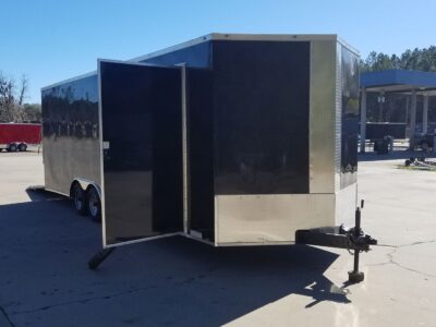 Diamond Cargo 8.5x24 TA Trailer - Black, Ramp, Side Door, Electrical with AC, Extra Height,  and Many Upgrades - Image 13