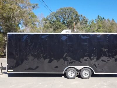 Diamond Cargo 8.5x24 TA Trailer - Black, Ramp, Side Door, Electrical with AC, Extra Height,  and Many Upgrades - Image 4