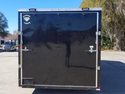 Diamond Cargo 8.5x24 TA Trailer - Black, Ramp, Side Door, Electrical with AC, Extra Height,  and Many Upgrades - Image 8