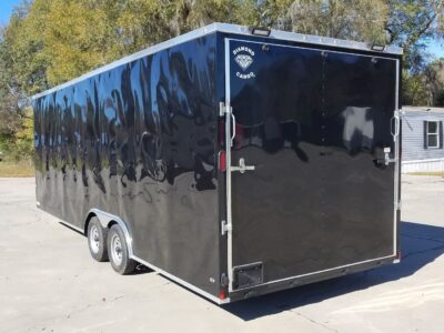 Diamond Cargo 8.5x24 TA Trailer - Black, Ramp, Side Door, Electrical with AC, Extra Height,  and Many Upgrades - Image 6