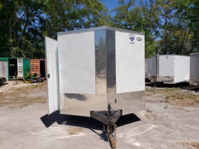 Diamond Cargo 8.5x24 TA Trailer - White, Ramp, Side Door, 5K Axles, D-Rings, Extra Height, Insulated - Image 15