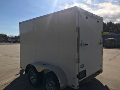 Quality Cargo 6x10 TA Trailer - White, Ramp, Side Door, Extra Height, 5K Axles, I-Beam Main Rails - Image 14