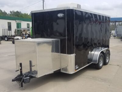 Quality Cargo 6x12 TA Trailer - Black, Ramp, Side Door, Extra Height, Electrical, Interior Wall, Many Options - Image 3