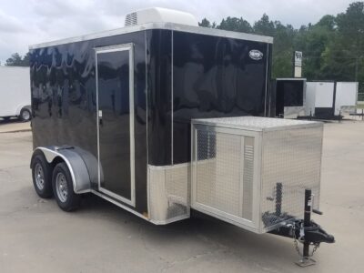 Quality Cargo 6x12 TA Trailer - Black, Ramp, Side Door, Extra Height, Electrical, Interior Wall, Many Options - Image 16