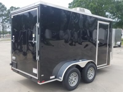 Quality Cargo 6x12 TA Trailer - Black, Ramp, Side Door, Extra Height, Electrical, Interior Wall, Many Options - Image 11