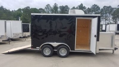Quality Cargo 6x12 TA Trailer - Black, Ramp, Side Door, Extra Height, Electrical, Interior Wall, Many Options - Image 12