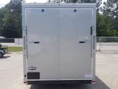 Quality Cargo 7x12 SA Trailer - Silver Frost, Ramp, Brakes, Extra Height - Image 9