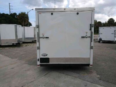 Quality Cargo 7x12 SA Trailer - White, Ramp, Side Door, Brakes, Extra Height, Heavy Duty Walls and Floor - Image 8