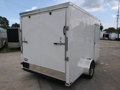 Quality Cargo 7x12 SA Trailer - White, Ramp, Side Door, Brakes, Extra Height, Heavy Duty Walls and Floor - Image 10