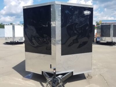 Quality Cargo 7x12 TA Trailer - Black, Ramp, Side Door, Extra Height, Transition Flap - Image 16