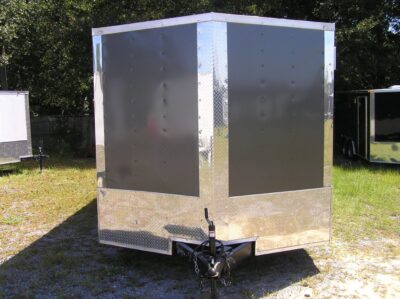 Quality Cargo 8.5x20 TA Trailer - Charcoal, Ramp, Side Door, D-Rings, 5K Axles, Finished Interior, Electrical, Cabinets, Extra Height - Image 11