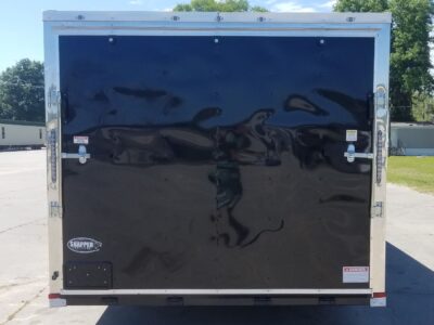 Quality Cargo 8.5x28 TA Trailer - Black, Ramp, Side Door, D-Rings, 7K Axles - Image 9