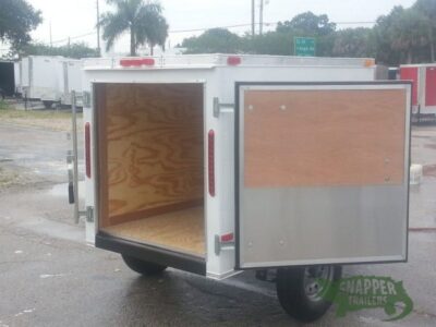 South Georgia Cargo 4x6 SA Trailer - White, Single Door - Image 8