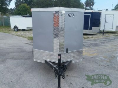 South Georgia Cargo 4x8 SA Trailer - Silver Frost, Single Door, Side Door - Image 14