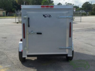 South Georgia Cargo 4x8 SA Trailer - Silver Frost, Single Door, Side Door - Image 7