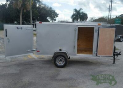 South Georgia Cargo 4x8 SA Trailer - Silver Frost, Single Door, Side Door - Image 10