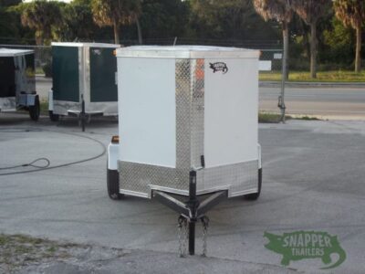 South Georgia Cargo 4x8 SA Trailer - White, Single Door, Side Door, Radial Tires - Image 6