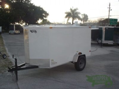 South Georgia Cargo 4x8 SA Trailer - White, Single Door, Side Door, Radial Tires - Image 5